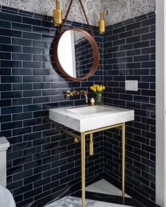 bathroom tiling